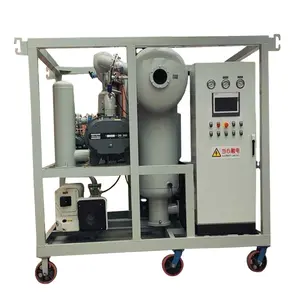 Huazheng HZLY-100A Enclosed Mobile Double Stage Vacuum Oil Purifier for Used Transformer Oil Regeneration 6000L/H