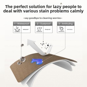 Rideaux modernes sur mesure, imperméables, anti-poussière, résistants aux taches, pour salon, chambre, salle de bain, cuisine, salle à manger, <span class=keywords><strong>baie</strong></span> vitrée - Product Image 3