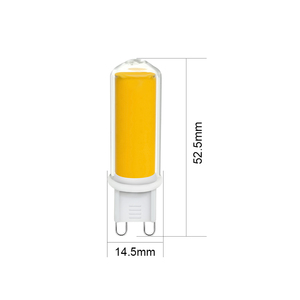 G9 COB LED Bulb T6 Shape Warm White Glass Body AC 230V Manual Switch Control Indoor Use G9 LED Light - Product Image 6