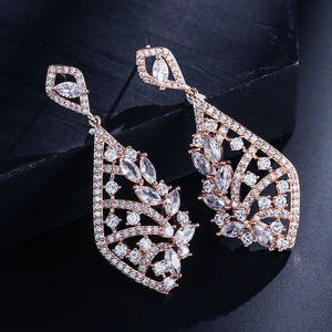 RAKOL EP2086 Boucles d'oreilles pendantes en diamant pour femmes 2025 Bijoux de mode - Product Image 3