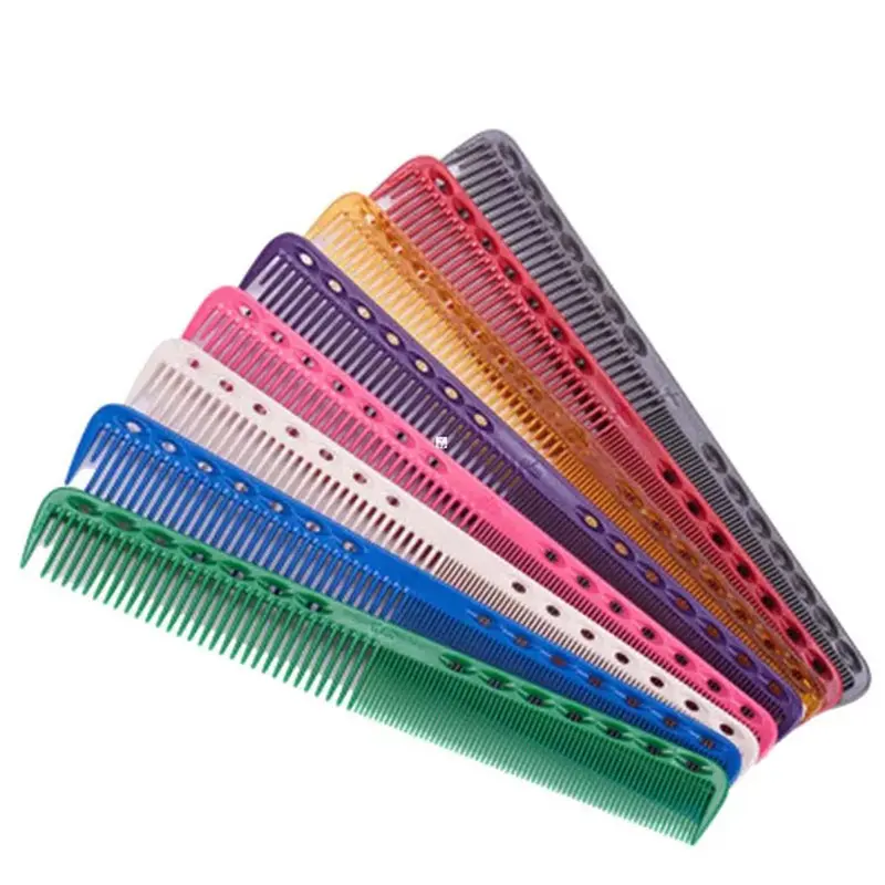 6 Colors Professional Hair Combs Barber Hairdressing Hair Cutting Brush Anti帯電防止Tangle Pro Salon Hair Care Styling Tool