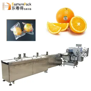 Pocket Tissue Cotton Lemon Semi Automatic Facial Frozen Fruit Packaging Sunflower Button Packing Machine