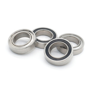 Roulement à billes à gorge profonde en acier inoxydable, diamètre intérieur 9,525 mm, diamètre extérieur 15,875 mm, largeur 3,967 mm, SR1038ZZ/RS P5 2RS - Product Image 2