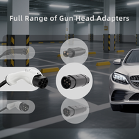 Adaptateur GDON GB/T vers Type 2 32A 250V AC pour recharge de véhicules électriques, convertisseur GBT vers Mennekes monophasé triphasé, norme chinoise IEC 62196