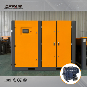 160Kw 200HP nén hai giai đoạn nam châm vĩnh cửu biến tần Máy nén khí trục vít tiết kiệm năng lượng - Product Image 1