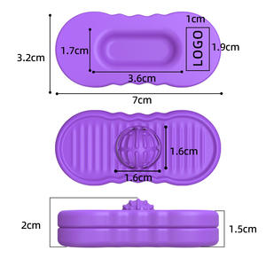 Jouet sensoriel texturé en silicone 4 pièces, nouveauté 2026, pour soulager le stress, adapté aux enfants de 5 à 7 ans - Jouets pour enfants - Product Image 4