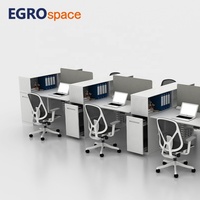Bureau Ergonomique Réglable EGROspace à Double Moteur, Support de Table d'Ordinateur sur Pied