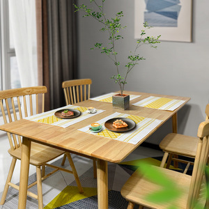 Elegante Decorazione da Tavola, Runner in Cotone Jacquard <span class=keywords><strong>con</strong></span> Nappe Geometriche, Ideale per Feste e Matrimoni - Product Image 4