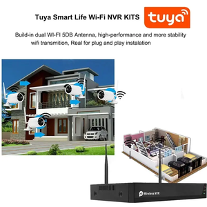 Bộ Wifi Thiết Kế Phổ Biến Giá Nhà Không Dây Cctv <span class=keywords><strong>Dvr</strong></span> Cho Hệ Thống Camera An Ninh - Product Image 4