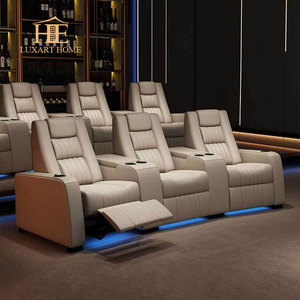 Meubles de cinéma maison modernes, cinéma, trois fonctions électriques de mémoire, siège de salle vidéo, meubles de cinéma avec canapé - Product Image 5