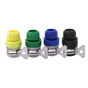 Connecteur universel rapide en plastique BOYI 1/2'' mâle pour <span class=keywords><strong>tuyau</strong></span> d'<span class=keywords><strong>arrosage</strong></span>, adaptateur de robinet de cuisine et de salle de bain, ABS durable ANSI - Product Image 1
