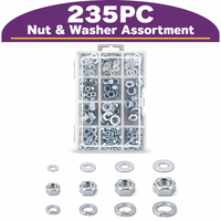 Kit de fixation métallique multi-tailles 235 pièces pour l'installation et l'entretien d'équipements domestiques – Approvisionnement direct usine
