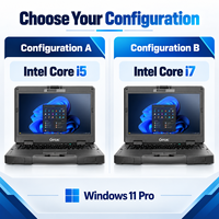 Ordinateur portable semi-robuste Getac S410 G5 14 pouces FHD 1000 Nit écran tactile I5-1340P 32 Go DDR5 1 To NVMe