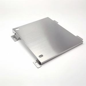 Fabrication sur mesure de tôles métalliques de précision, plaque de couverture d'équipement en acier inoxydable brossé - Product Image 3