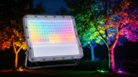 Projecteur LED RGB SMD EVERSTAR 30W-200W IP65 Étanche en Aluminium Garantie 3 Ans Dimmable Montage Mural Angle de Faisceau 90° Haute Performance pour Jardin