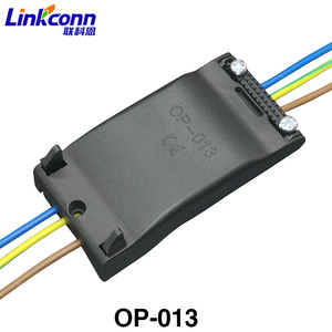 OP-013 vật liệu chống cháy Hộp nối nhựa hộp bao vây điện tử với cáp dây nối cho 3 cực thiết bị đầu cuối - Product Image 1