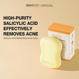 SKINEVER <span class=keywords><strong>Sapone</strong></span> Purificante Anti-<span class=keywords><strong>Acne</strong></span> con Acido Salicilico Delicato Controllo Sebo per Adulti Detergente Rinfrescante Viso Corpo per Pelli a Tendenza Acneica - Product Image 4