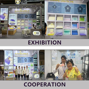 Massage multi-zone mousse mémoire lavande pliable sur-matelas pour <span class=keywords><strong>camping</strong></span> et hôtel étoilé - Product Image 5