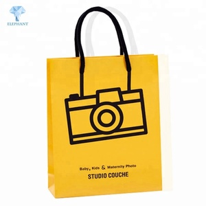 Custom Hot Sale Latest Fashion Luxury Baby Gifts Packing Colored Kraft Paper Bag - Product Image 2