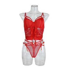 New Trend European and American Women's <b>Sexy</b> Underwear Fashion Mesh Strap Perspective <b>Sexy</b> Underwear <b>Set</b> - Product Image 6