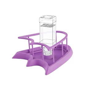NOMOYPET - Bebedero de Plástico Morado <span class=keywords><strong>para</strong></span> Mascotas, Dispensador de Agua <span class=keywords><strong>para</strong></span> Tortugas, Lagartos y Reptiles - Product Image 1