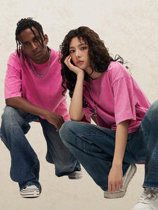 高品質300gsmカスタマイズ可能なシャツ春夏用Oネック襟洗浄通気性熟成外観特大オプション - Product Image 5