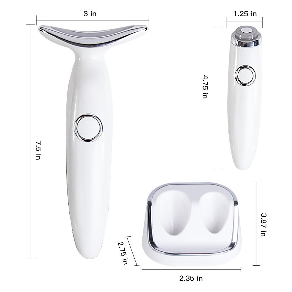 ORANGLES Portable 2-in-1 Ion & RF Face Lift Massager | Skin Firming Vibration Device for Eye & Neck | Skin Rejuvenation Instrument – orangles Qatar - full product showcase - displaying specifications - Image 5 of 6 | adapts to any space | Portable 2-in-1 Ion & RF Face Lift Massager | Skin Firming Vibration Device for Eye & Neck | Skin Rejuvenation Instrument – orangles Qatar deal New Jersey | Free Shipping ORANGLES