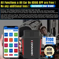 Kdiag Bluetooth OBDII Code Reader for Android & IOS Car Scanner with Reset Function for ABS SRS TPMS Automotriz Diagnostic