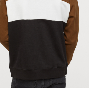 New Arrival Men's <b>Gym</b> <b>Hoodie</b> Custom Logo Embroidered Winter Fleece with Color Block Design Plus Size 100% Cotton Solid Pattern - Product Image 5