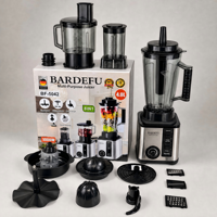 Mixeur Commercial Électrique 8-en-1 Robuste 800W, Hachoir, Broyeur à Glace pour Smoothies et Glace Pilée