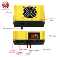 Chargeur de batterie au lithium FUNELEC, charge rapide intelligente, arrêt automatique, FN-600-14.6V40A, phosphate de fer lithium, pour trottinette électrique, AU