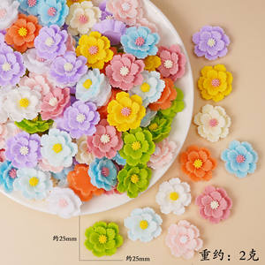 Ciondoli in resina Cabochon con fiori a cinque petali alla rinfusa di CHENXI accessori per decorazioni per la casa - Product Image 3