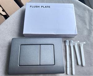 Nuevas Invenciones en Accesorios para Inodoros, Botón <span class=keywords><strong>Doble</strong></span> de Acero Inoxidable SS304, Placa de Descarga Dorada Cepillada, Panel de <span class=keywords><strong>Cisterna</strong></span> de <span class=keywords><strong>Inodoro</strong></span> Oculto - Product Image 3