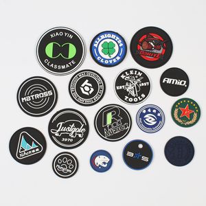 Sous-verres personnalisés avec logo, en PVC, imperméables, antidérapants, écologiques, avec étiquette <span class=keywords><strong>adhésive</strong></span>, étiquette en silicone personnalisée, tapis de tasse pour voiture - Product Image 1