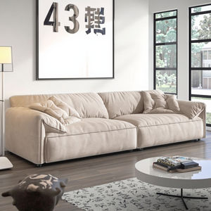 现代多彩真皮沙发套装定制真皮海绵填充家居家具客厅中国制造 - Product Image 6