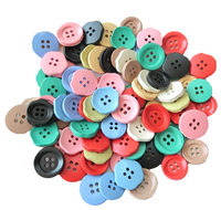 Accessoires de bricolage fabriqués à la main à bas prix boutons ronds en résine multi-tailles pour la couture et la peinture manuelle Mini Style
