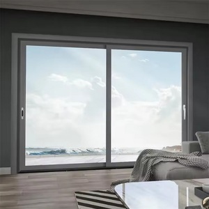 Fenêtres et portes coulissantes en aluminium noir à double vitrage, design moderne, profilés en aluminium, prix abordable, dernières nouveautés - Product Image 3