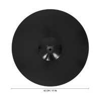 Cymbales de crash Beatello 12-20 pouces noires, cymbales électroniques en métal OEM, démontage et portabilité faciles