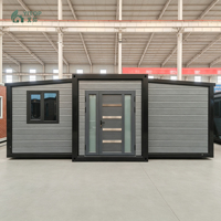 Maisonnette chinoise prête à être expédiée, maison préfabriquée extensible en conteneur de 20 pieds ou 40 pieds, maisonnette avec 3, 4 ou 5 chambres pour usage hôtelier