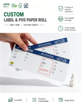 Billets d'embarquement jetables thermiques en gros pour compagnies aériennes – Personnalisation de billets d'embarquement pour voyages