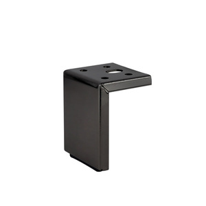 Furniture <b>Leg</b> Steel Plate Foot Gun Black Heavy Duty Modern Design <b>Sofa</b> Support <b>Legs</b> - Product Image 2