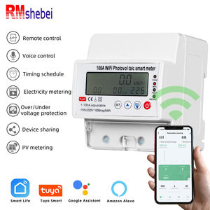 Interruptor Automático RMshebei de 100 Amperios, Disyuntores Eléctricos Tuya Mcb <span class=keywords><strong>Wifi</strong></span>, Interruptor de Circuito Inteligente con Medición, Monitor de Energía Inteligente <span class=keywords><strong>Wifi</strong></span> Oem - Product Image 3