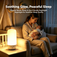 Lampe d'ambiance LED tactile colorée Tuya Wifi pour contrôle via Alexa Google App et veilleuse créative pour chambre à coucher