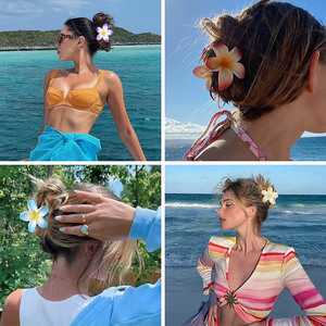 2025 yeni tasarım Bauhinia kapmak klip tatil sıcak yan kapmak saç tokası geri kafa köpekbalığı klip saç aksesuarları HAC - 020 - Product Image 5