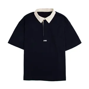 卸売OEM新着ブラックポロカラースタイルシャツデザイン