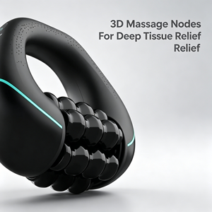 Mini Masajeador de Rodillos Percusivos con 24 Nodos de Masaje para Relajación Muscular Profunda y Recuperación Corporal - Product Image 3
