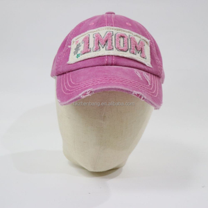 หมวกเบสบอลแบบ 6 แผง แต่งผ้าปักลายแบบวินเทจ ทรง Dad Hat ไม่เสริมโครง สำหรับกิจกรรมกลางแจ้ง - Product Image 2