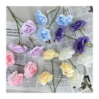 Fleur de fête à la maison réaliste pas cher décorations de mariage en vrac artificielles pour la réception fleur de rose artificielle