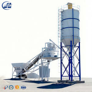 Planta de Hormigón Premezclado Móvil Shanghe de 50m3/h, Modelo JS3000, con Control PLC y Dosificación Automática - Product Image 1