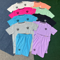 Camisetas de Fútbol de Manga Corta Unisex, Jersey de Fútbol Personalizado, Entrenamiento Deportivo, Secado Rápido, Transpirable, 100% Poliéster, Transferencia Térmica